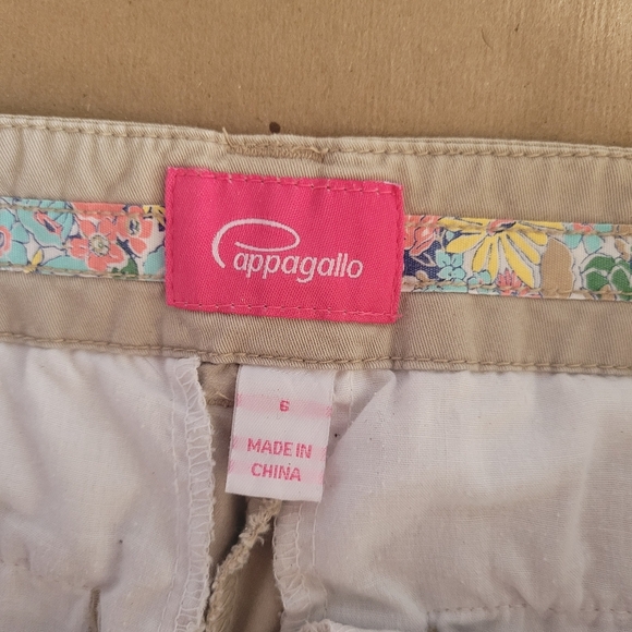 Pappagallo Women's capris Color Khaki Size 6 - Picture 7 of 9